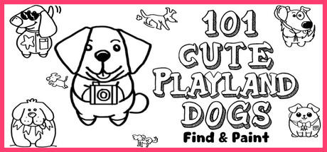 Banner of 101 Cute Playland Dogs: Find & Paint 