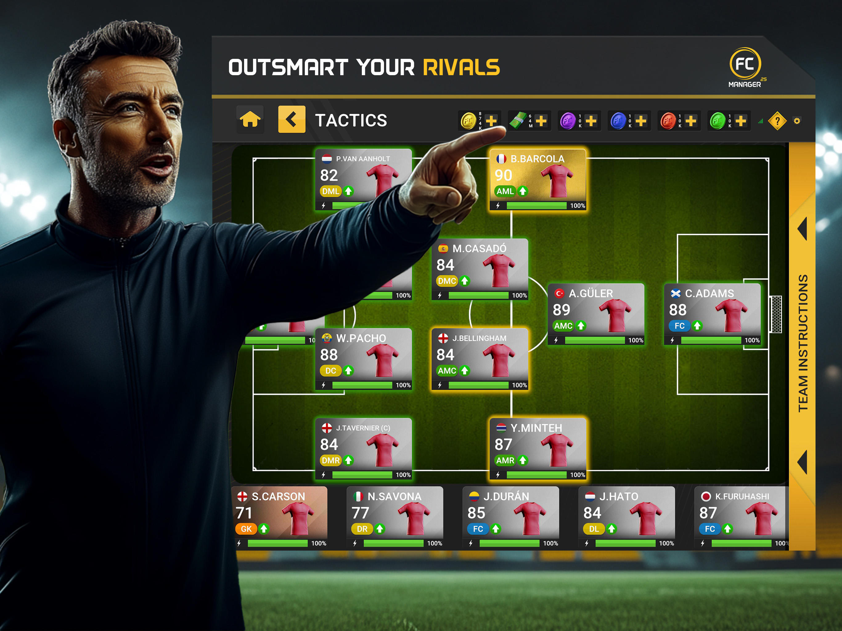 FC Manager 25 - Football Game Game Screenshot