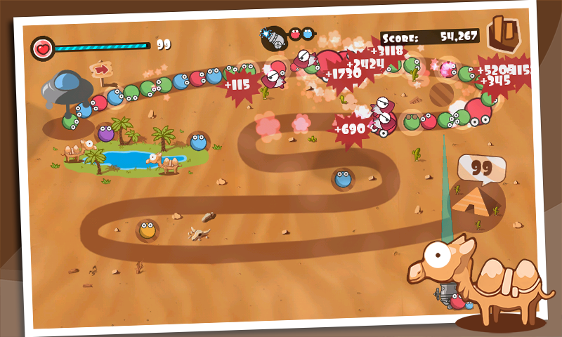 Bubble Blast Marbles Game Screenshot