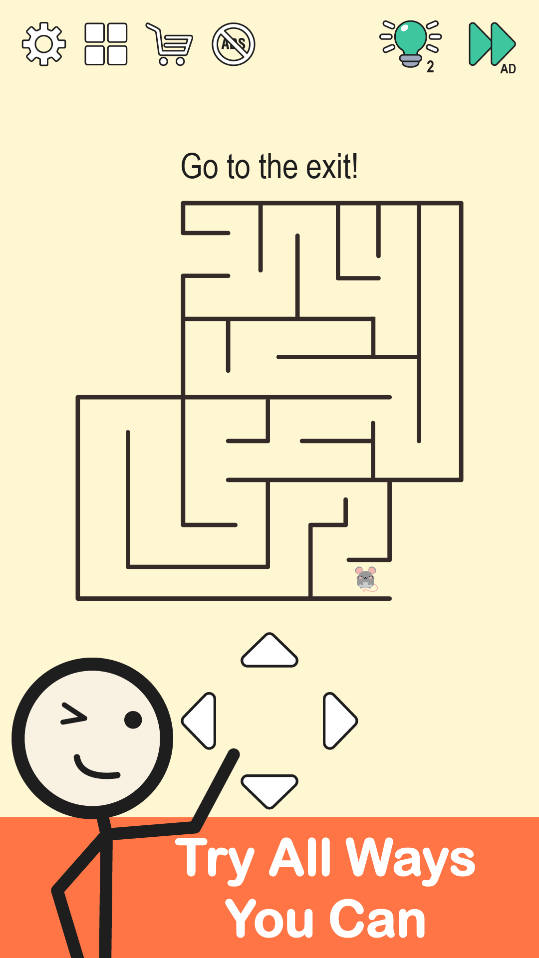 Brain Challenge - Think Outside Game Screenshot