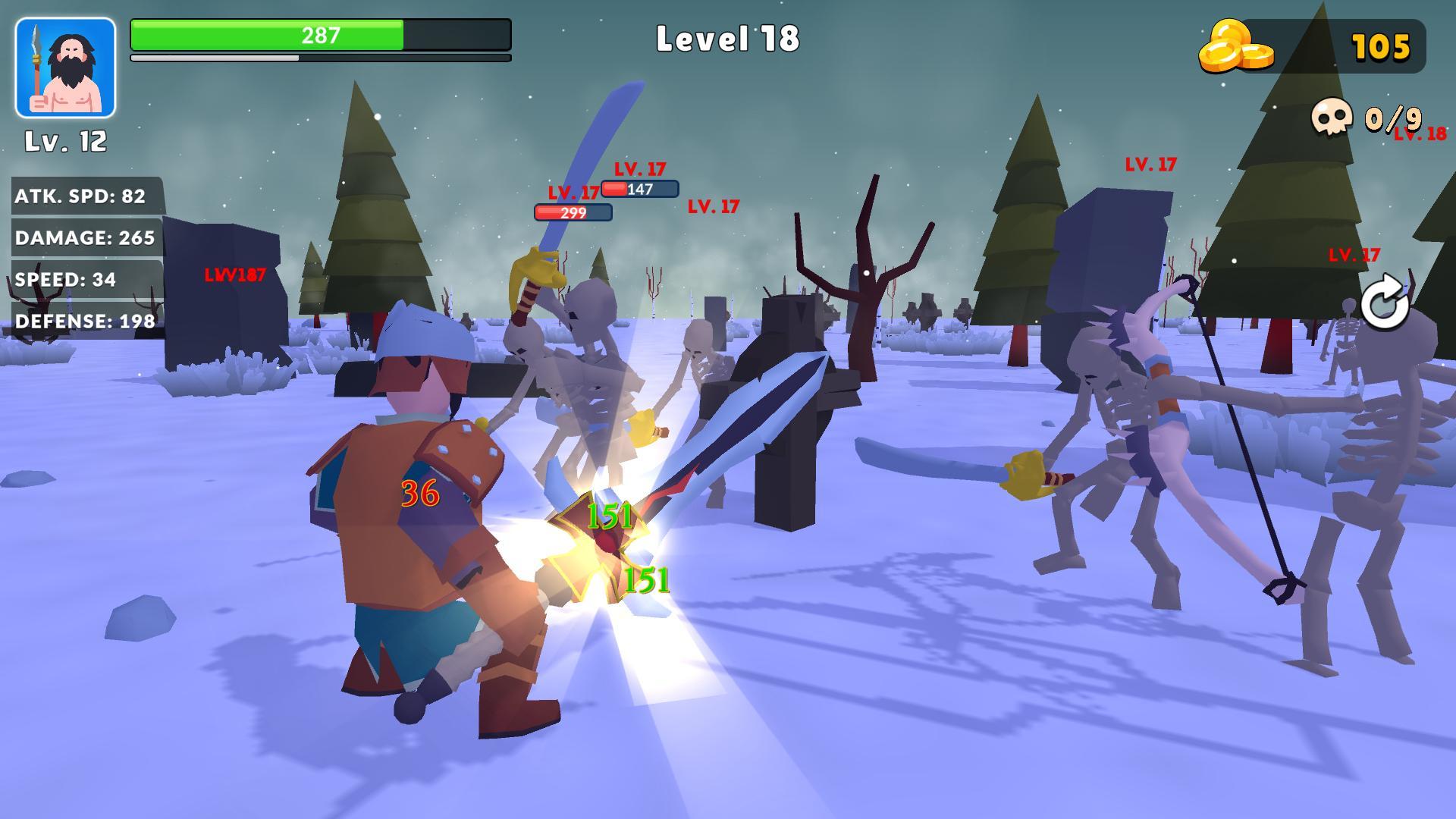 Screenshot of Survival Hero: Merge Equip RPG