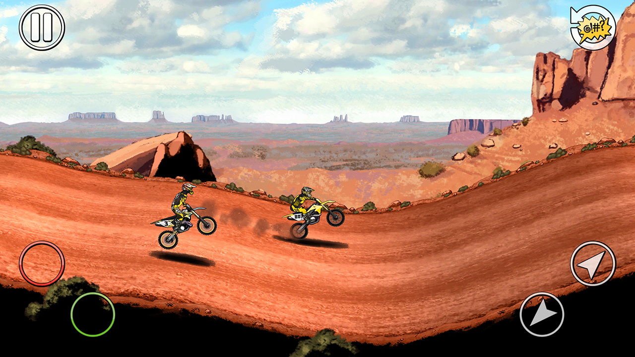 Скриншот игры Mad Skills Motocross 2