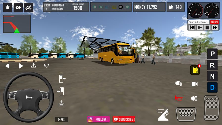 INDIA BUS SIMULATOR screenshot game