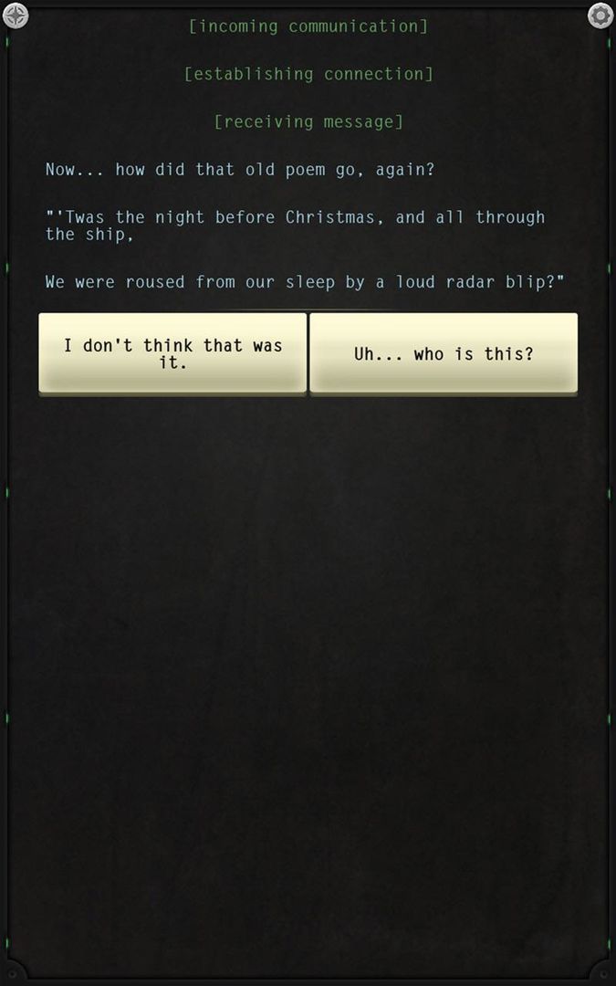 Screenshot of Lifeline: Silent Night