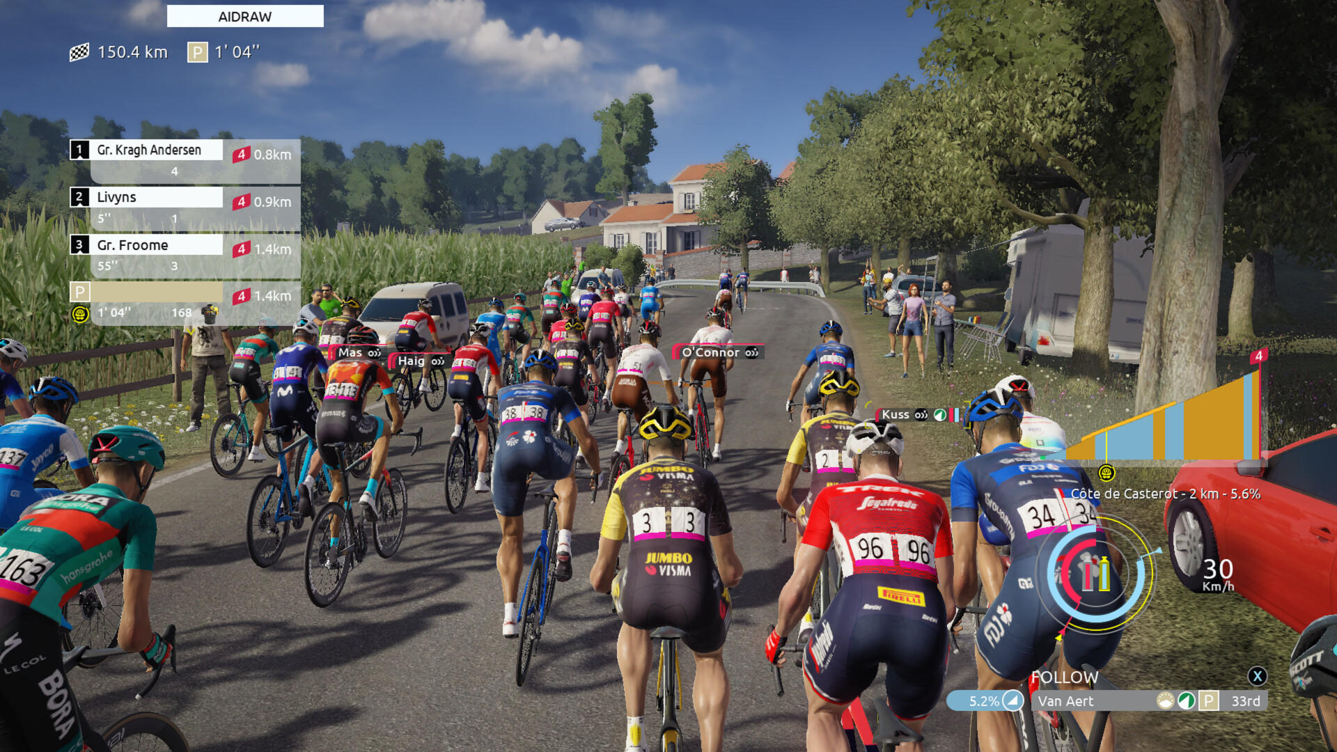 Tour de France 2023 게임 스크린 샷