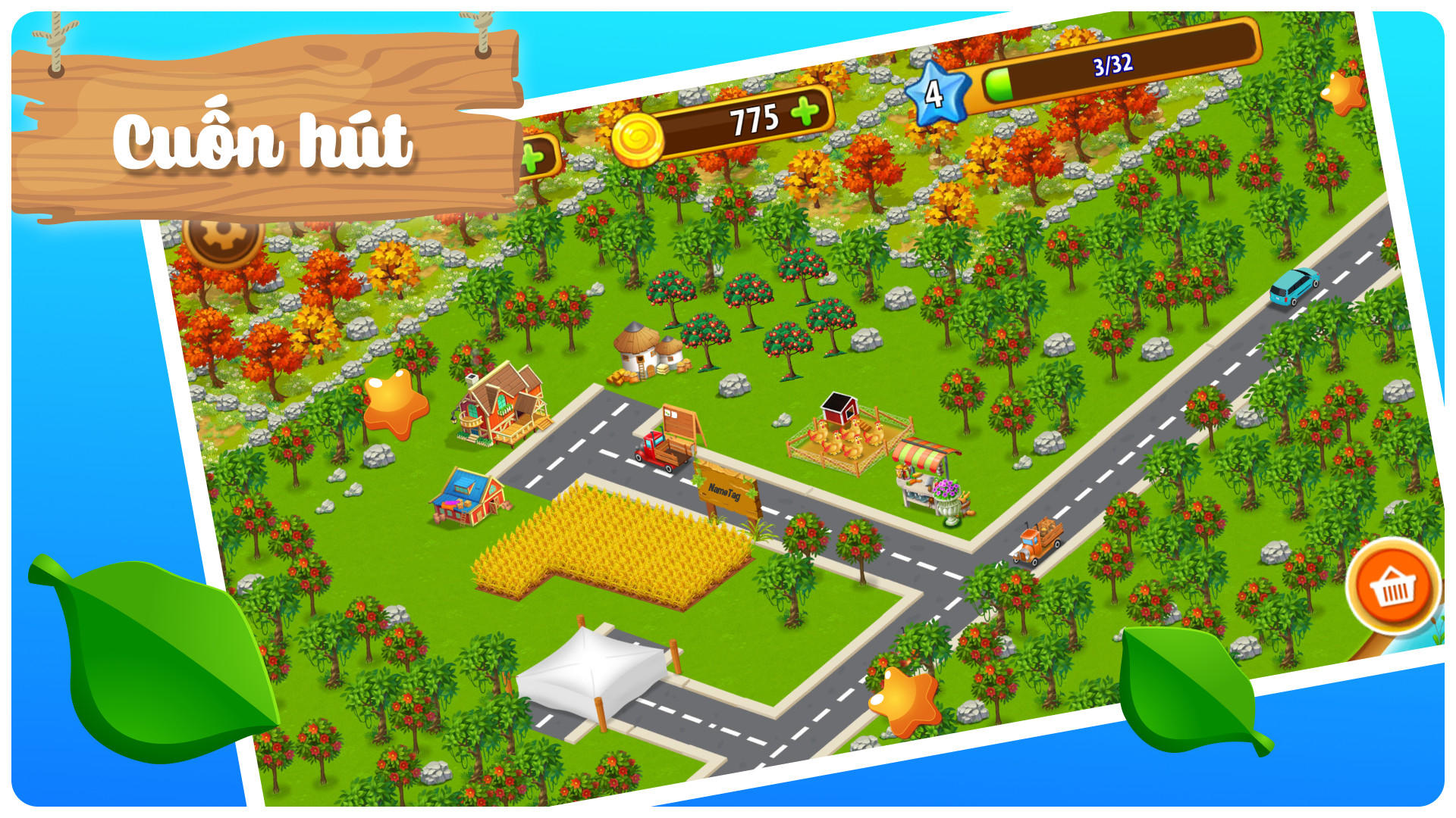 Screenshot of Green Farm: Farming & Building