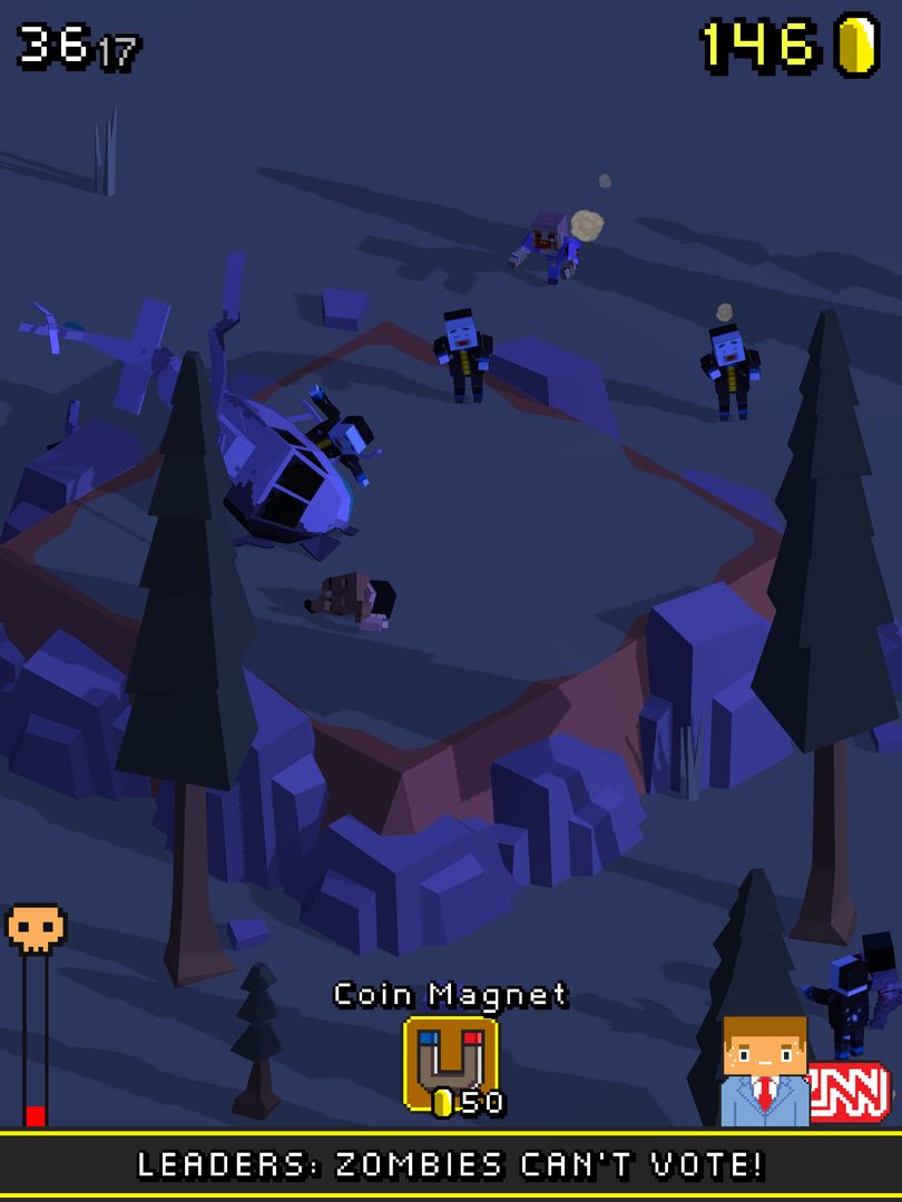 Blocky Zombies - Run Survival screenshot game