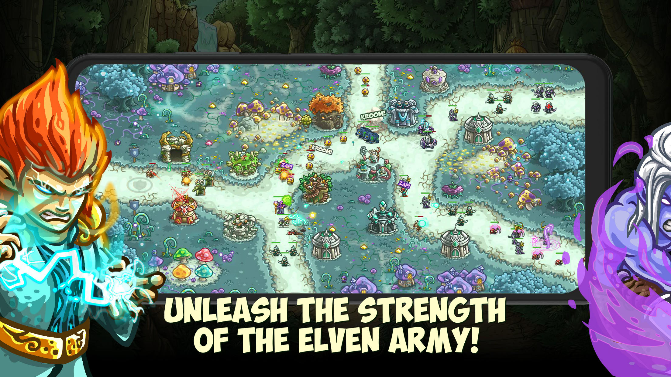 Kingdom Rush Origins TD Game Screenshot