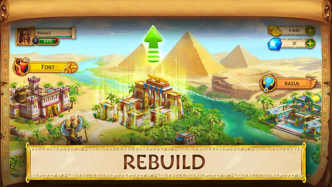 Jewels of Egypt: Match Game ภาพหน้าจอเกม