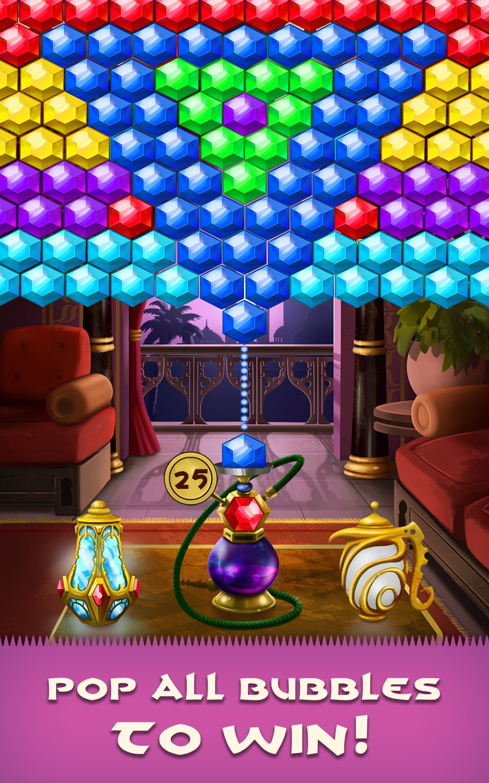 Diamond Bubble Game Screenshot