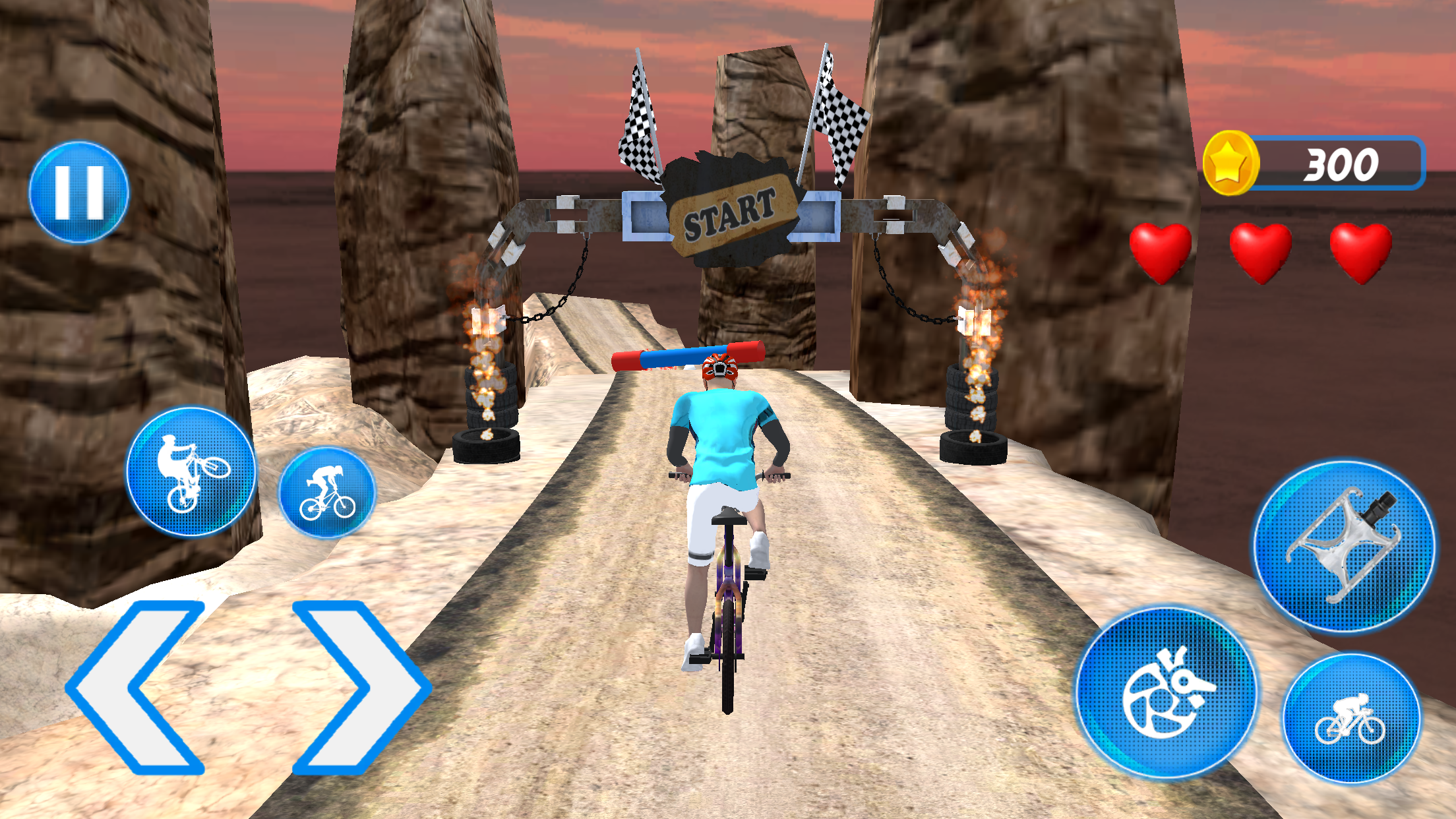 Cuplikan Layar Game BMX Games Extreme BMX Cycle