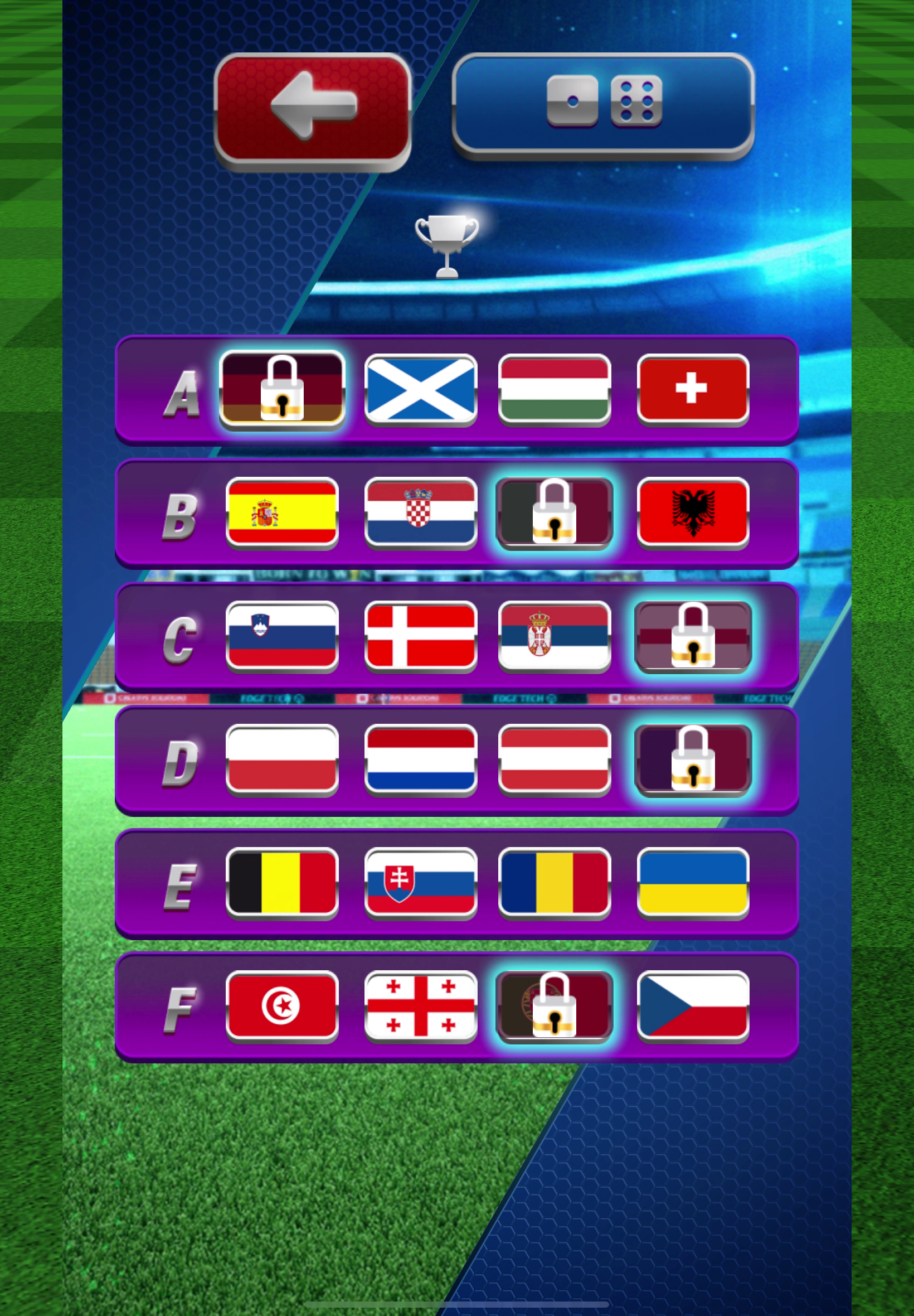Euro Penalty Flick Soccer ภาพหน้าจอเกม