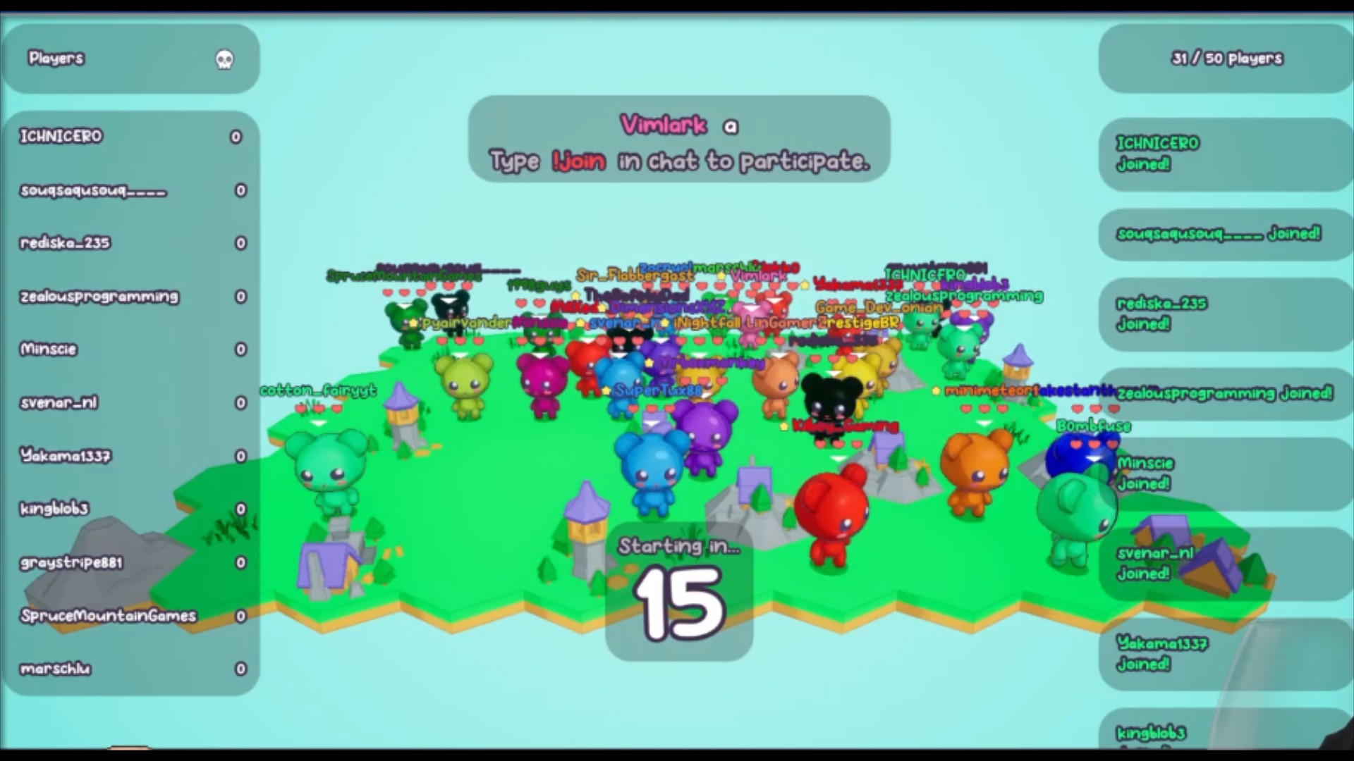 Screenshot of Boom Bears on Stream