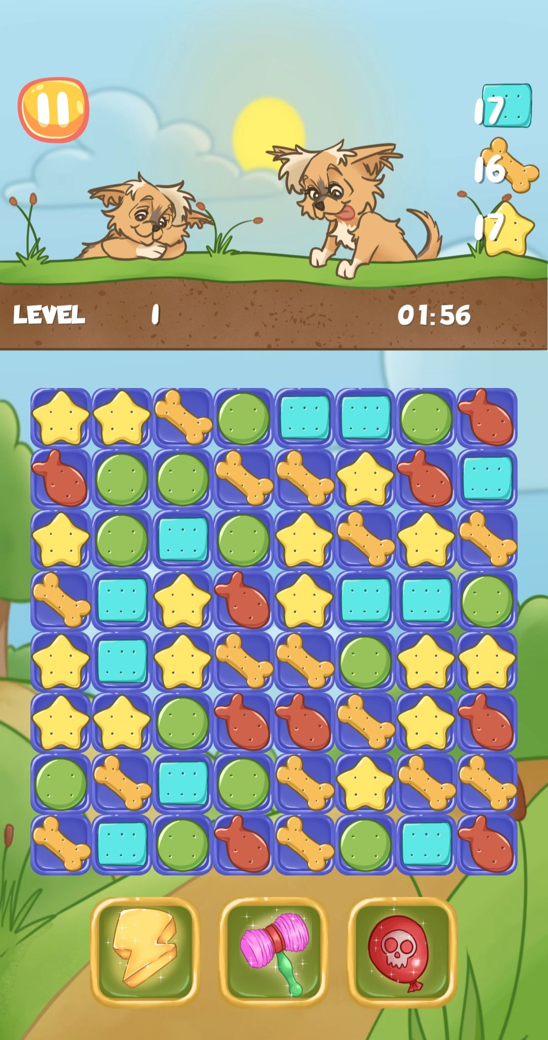 Rabbit Match 3 Game Screenshot