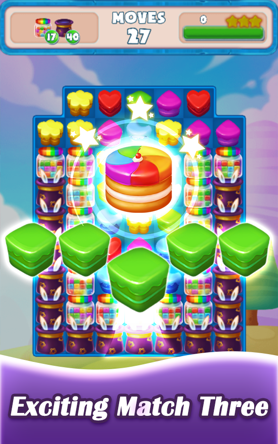 Cookie Match 3 Game Screenshot