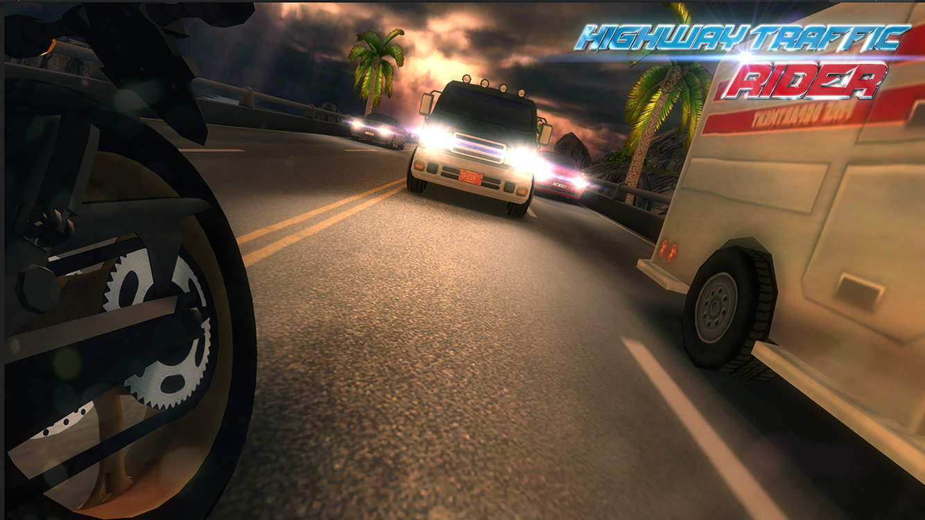 Captura de Tela do Jogo Highway Traffic Rider