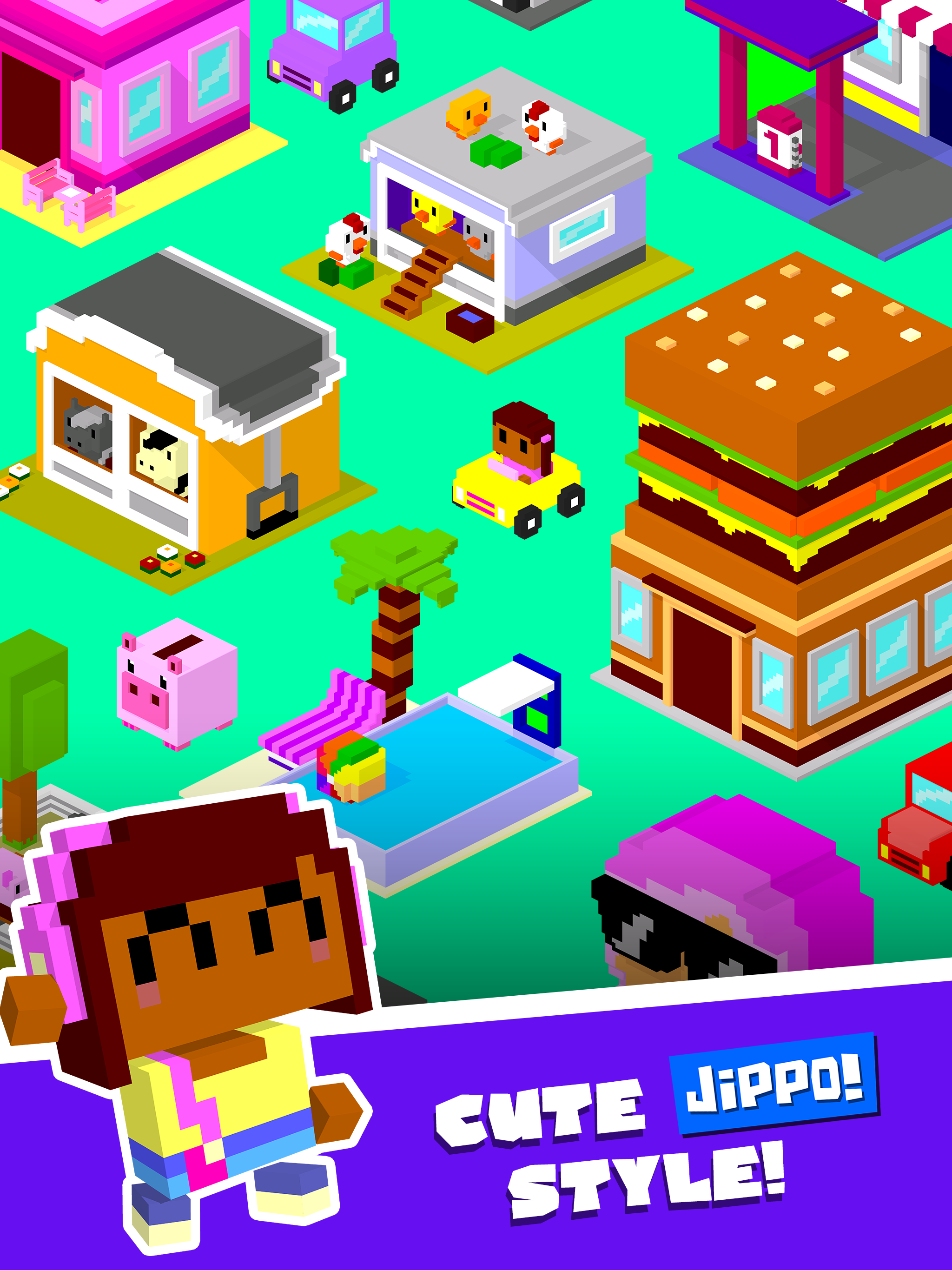 JiPPO Street – Match Dice, Build a City 🎲🏗️ Game Screenshot