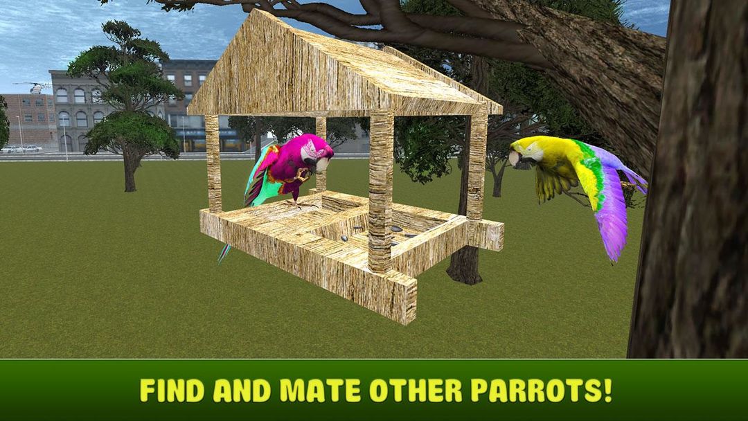 City Bird Parrot Simulator 3D遊戲截圖