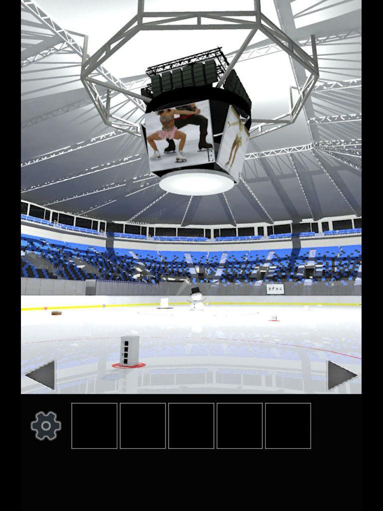 Escape from the skating hall. ภาพหน้าจอเกม