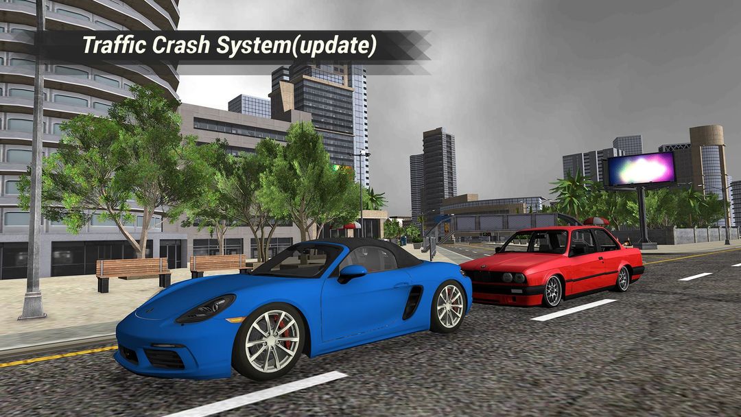 Screenshot of E46 drift and racing area simulator 2017