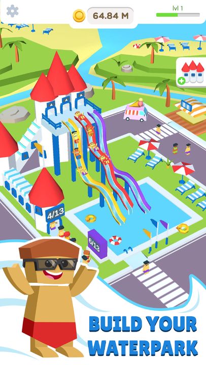 Screenshot 1 of Idle Waterpark 3D Fun Aquapark 