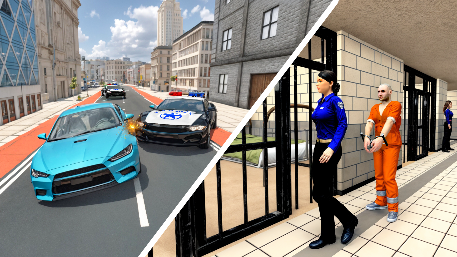 Police Mom Simulator Prison Game Screenshot