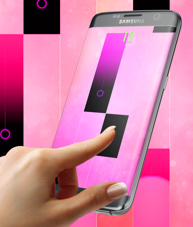 Shape Of You piano tiles Game Screenshot