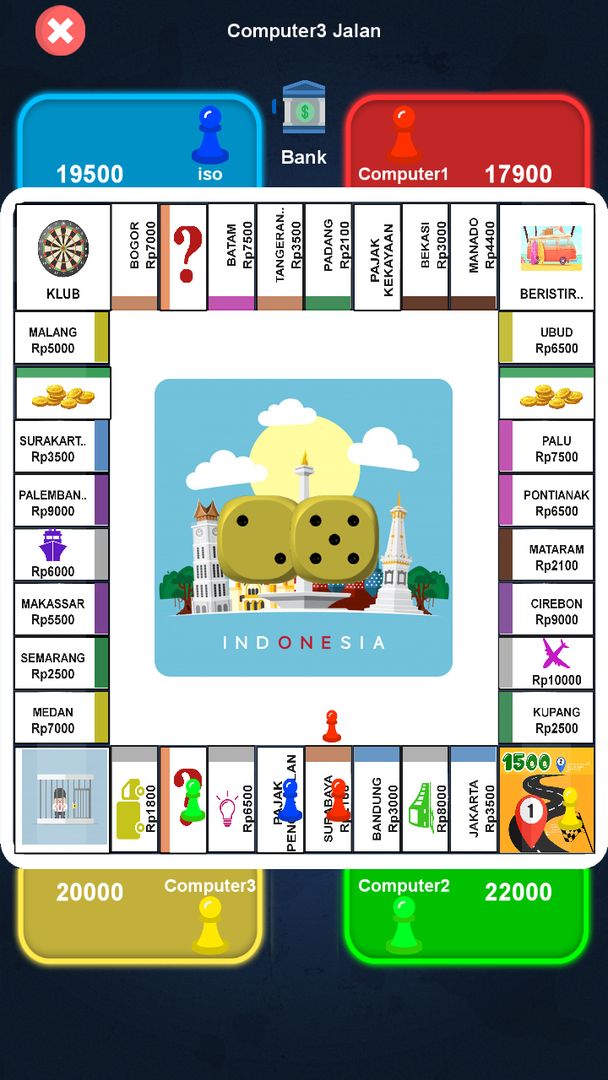 Screenshot of Monopoly Town 2019