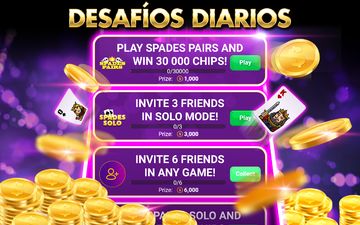 Captura de Pantalla del Juego VIP Spades - Juego de Picas