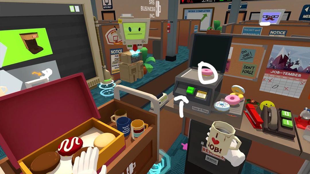 Job simulator 게임 스크린 샷