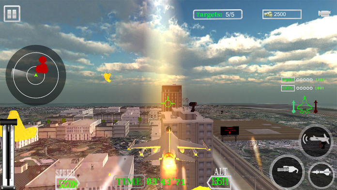 Real 3D Jet Fighter 게임 스크린 샷
