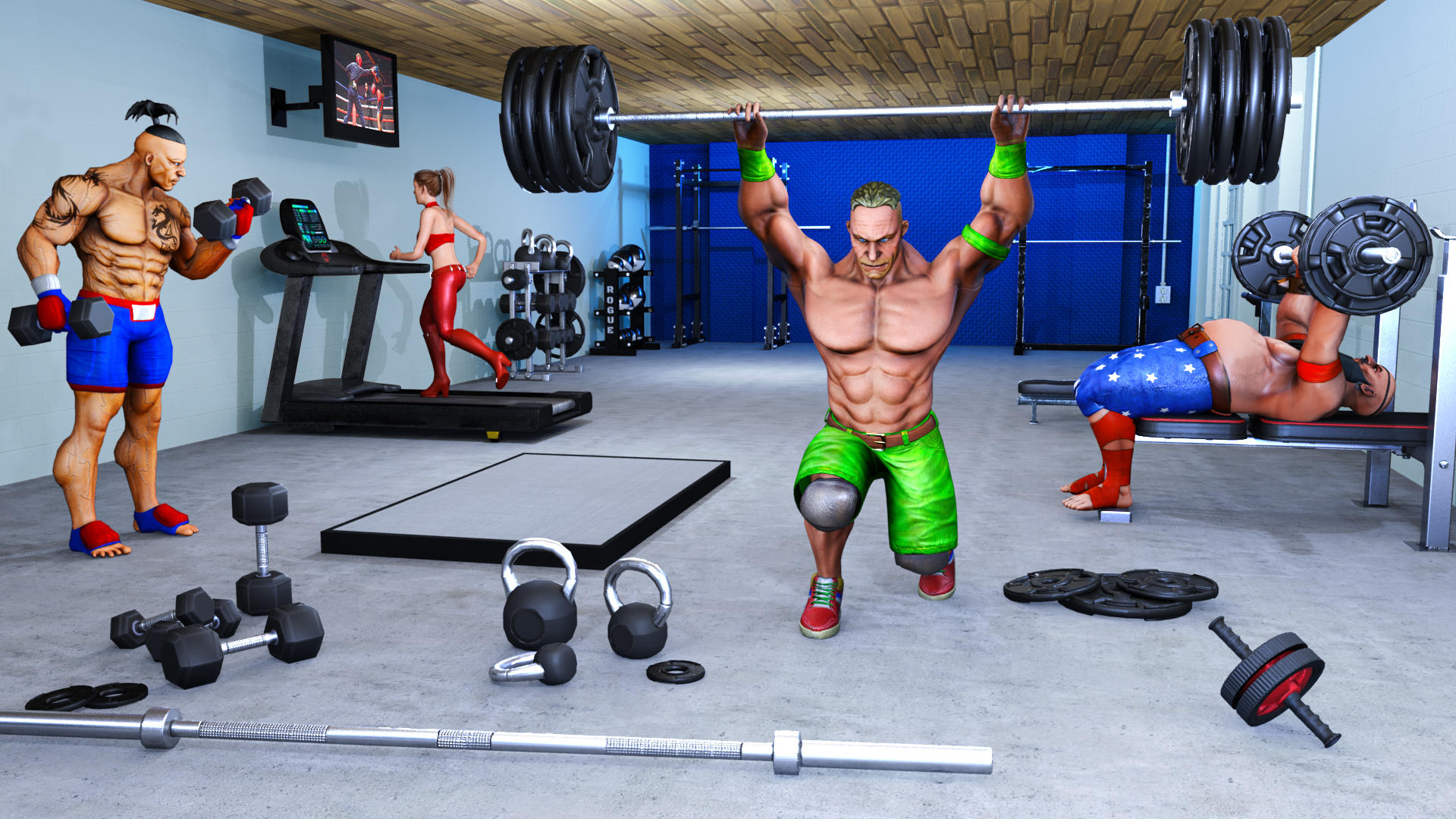 Bodybuilder GYM Fighting Game - Apps on Google Play