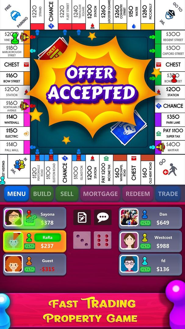 Monopoly screenshot game