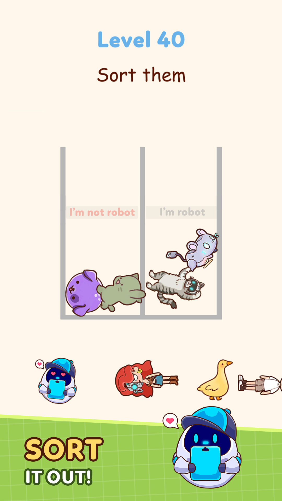 PIECE MATCH: R U ROBOT? Game Screenshot