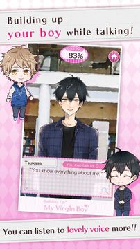 Captura de Tela do Jogo Building up my dream boy_japan dating simulation