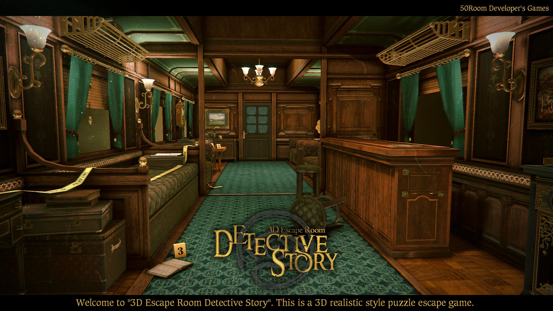 3D Escape Room Detective Story ภาพหน้าจอเกม