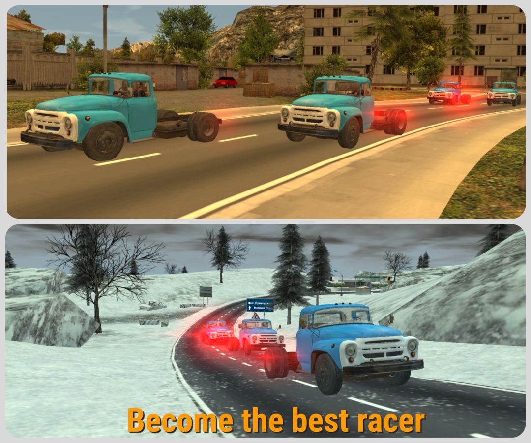 Russian Car Driver ZIL 130 screenshot game