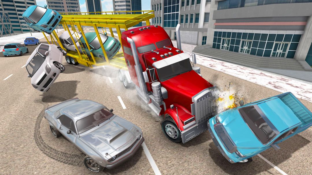 Euro Truck Driving Simulator ภาพหน้าจอเกม