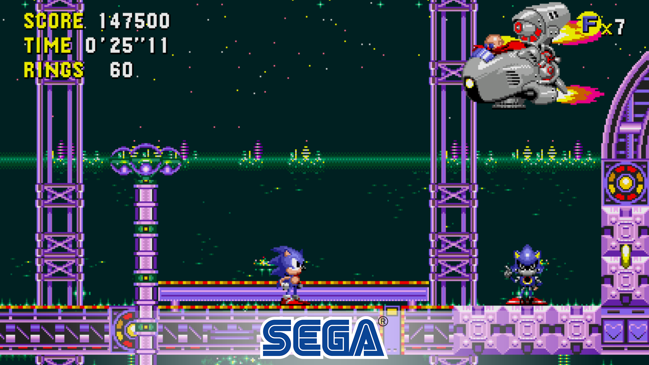 Sonic CD Classic Game Screenshot