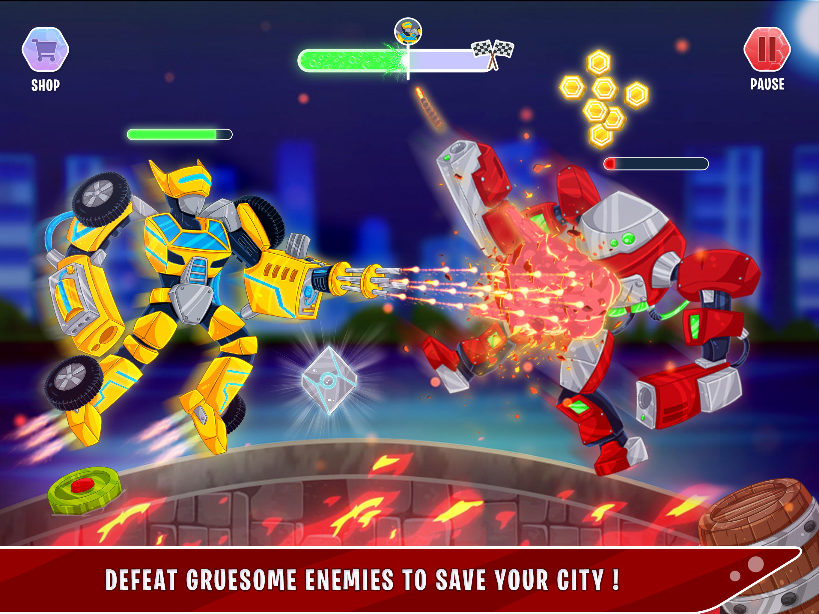 Mechstorm Multi Robot Shooting ภาพหน้าจอเกม