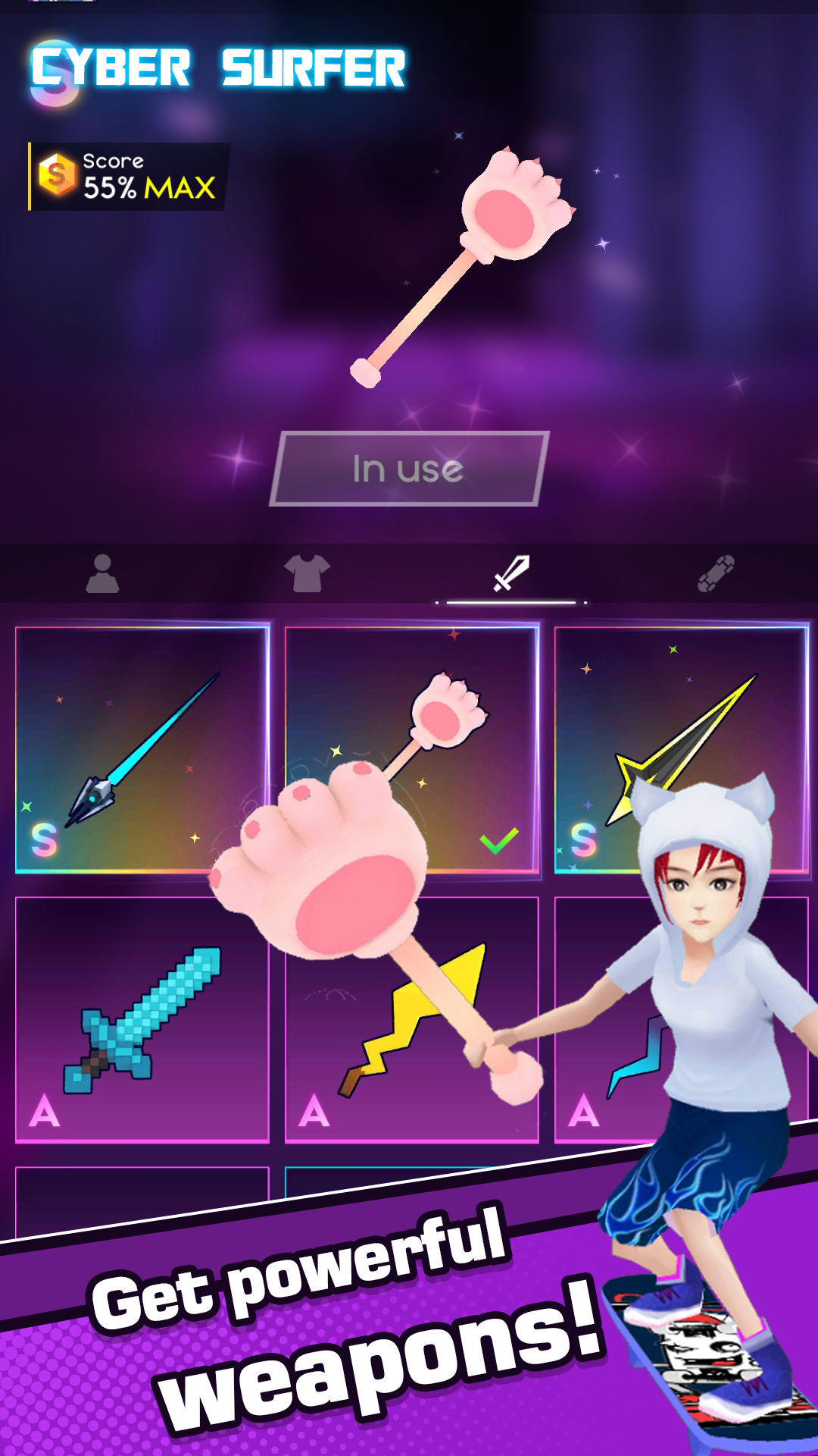 Cyber Surfer: Beat&Skateboard android iOS apk download for free-TapTap