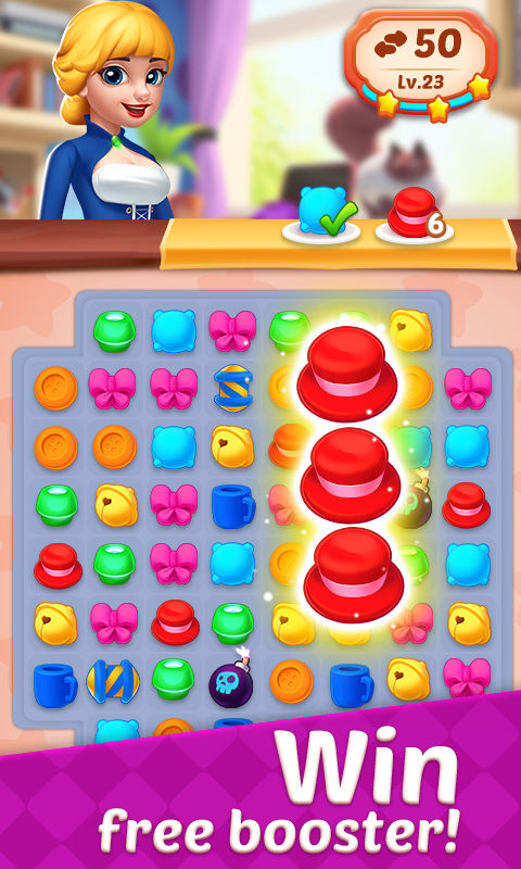 Candy Home Mania - Match 3 Puzzle 게임 스크린 샷