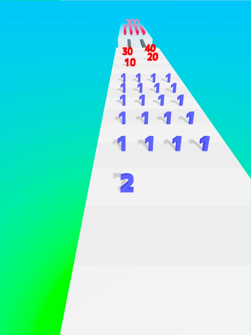 Number Master: Run and merge screenshot game
