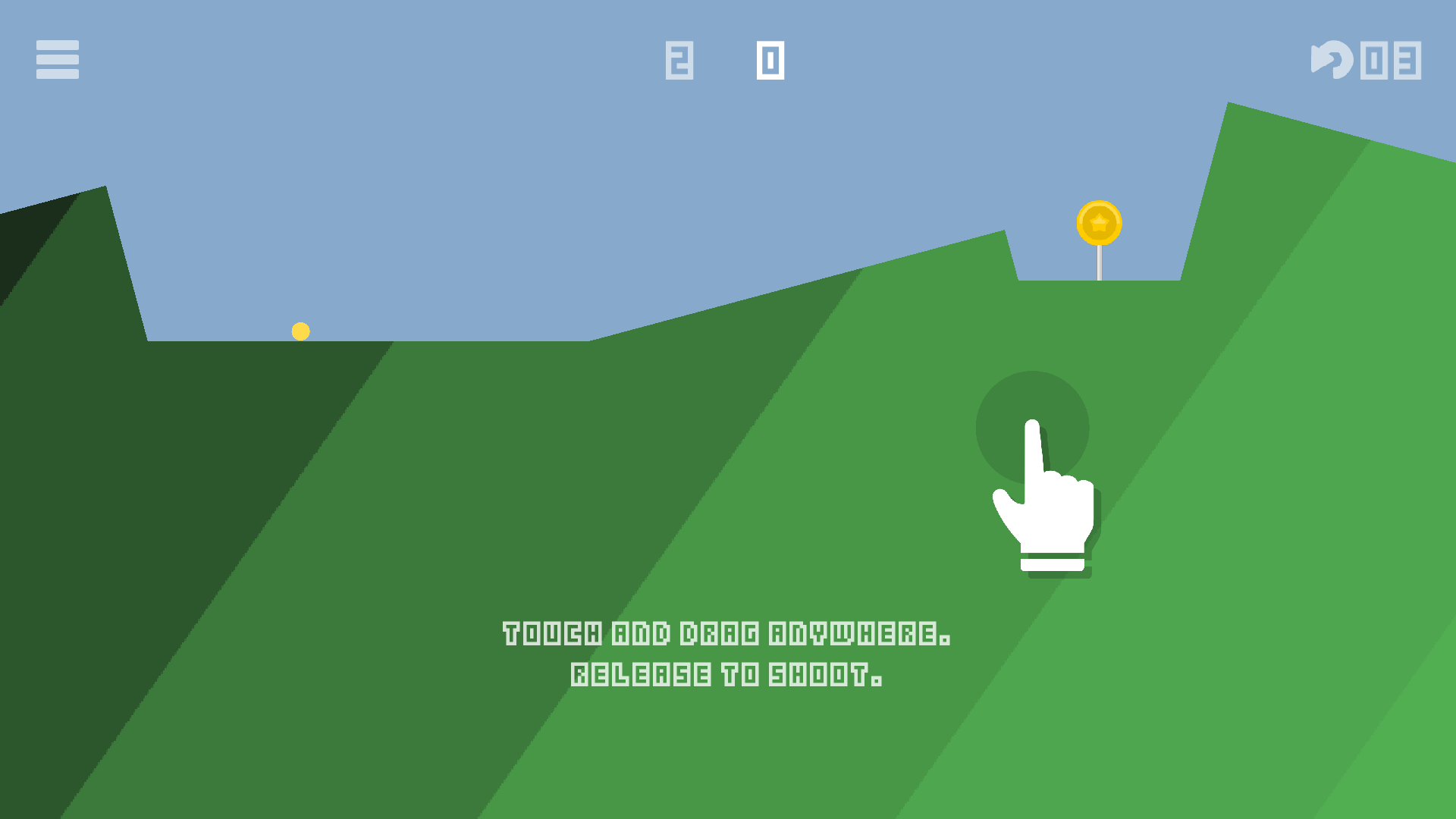 Not Golf Game Screenshot
