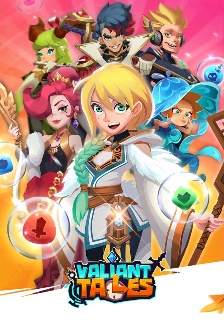 Screenshot of Valiant Tales: Puzzle RPG