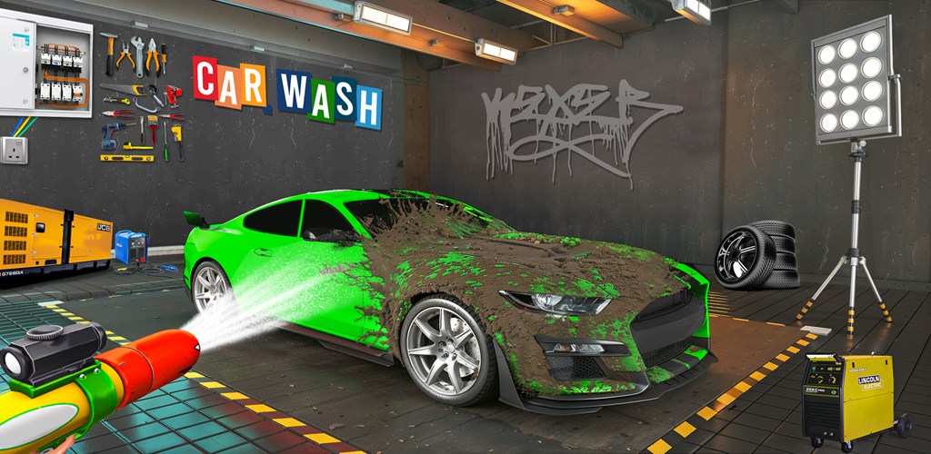 Banner of Car Wash & Repair: ASMR Game 