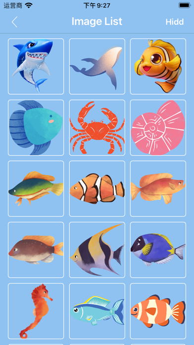 Captura de Tela do Jogo Fish Coloring