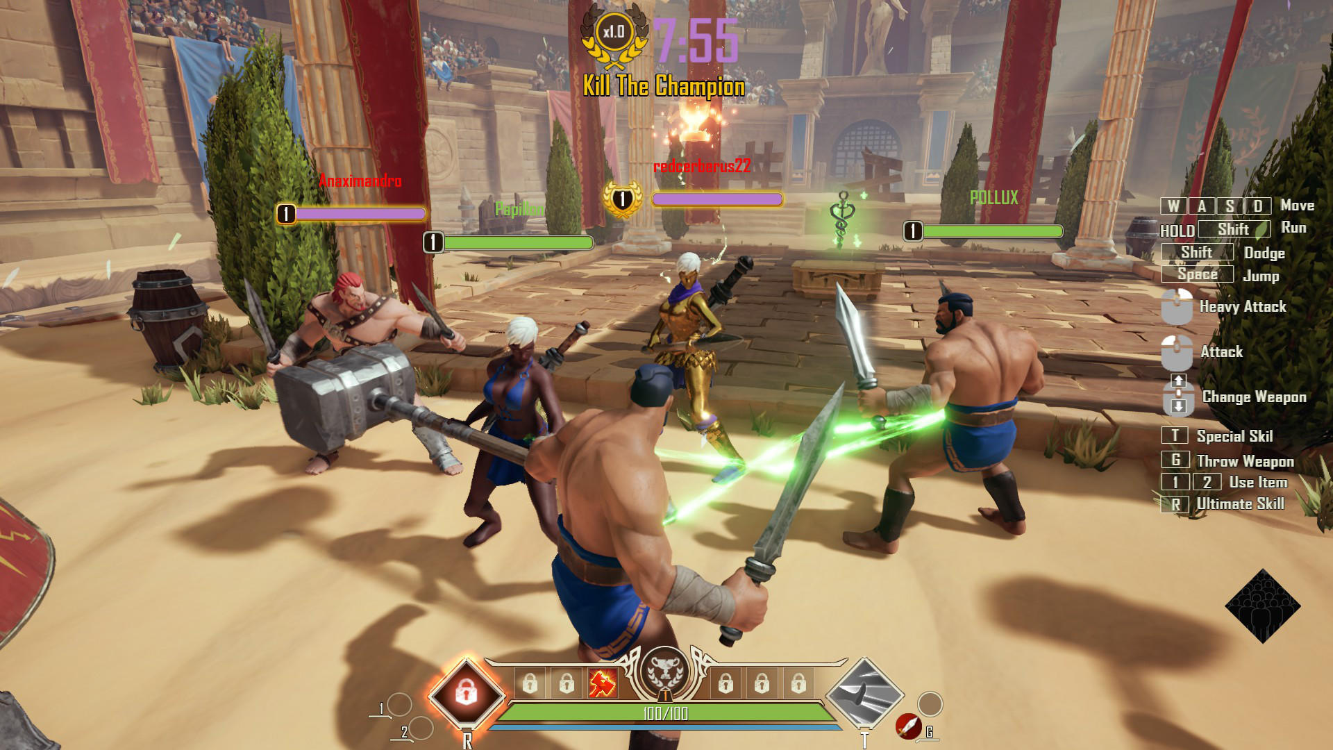 Gladiators: The Unconquered 게임 스크린 샷
