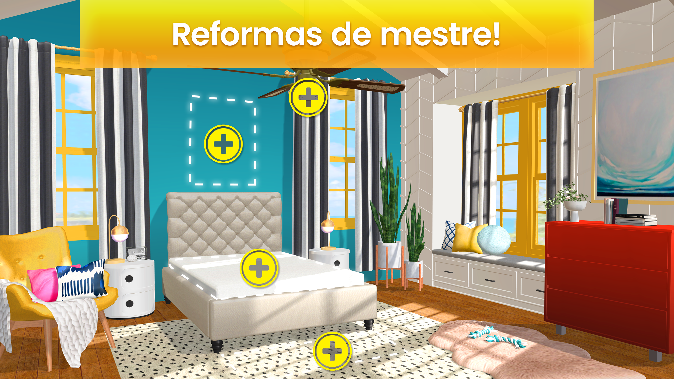 Captura de Tela do Jogo Property Brothers Home Design