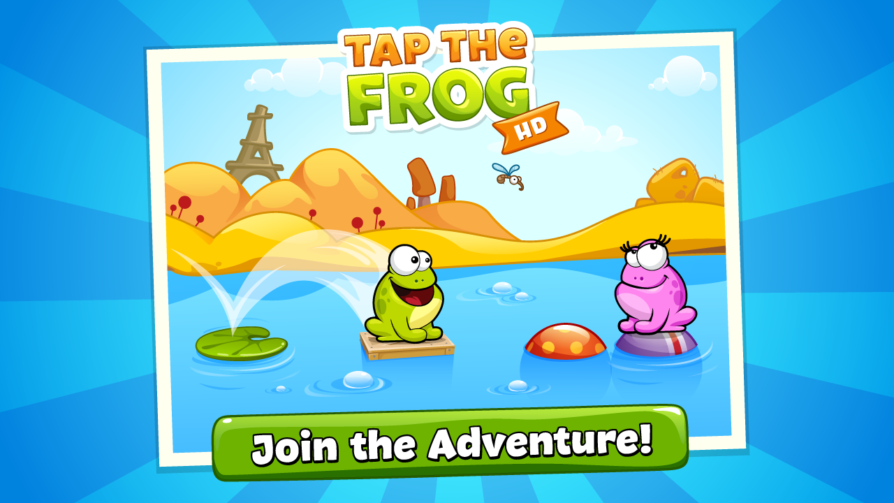 Tap the Frog HD Game Screenshot